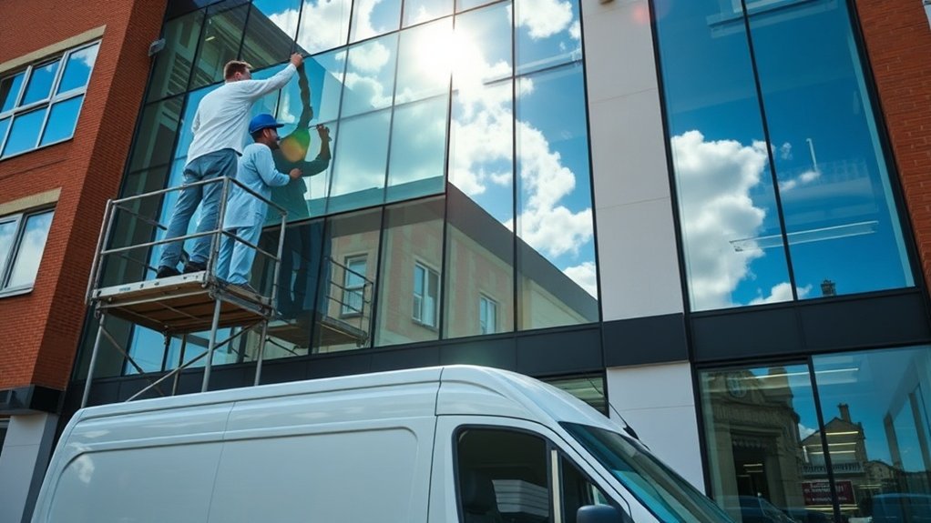 Glazier in Dolphin Square