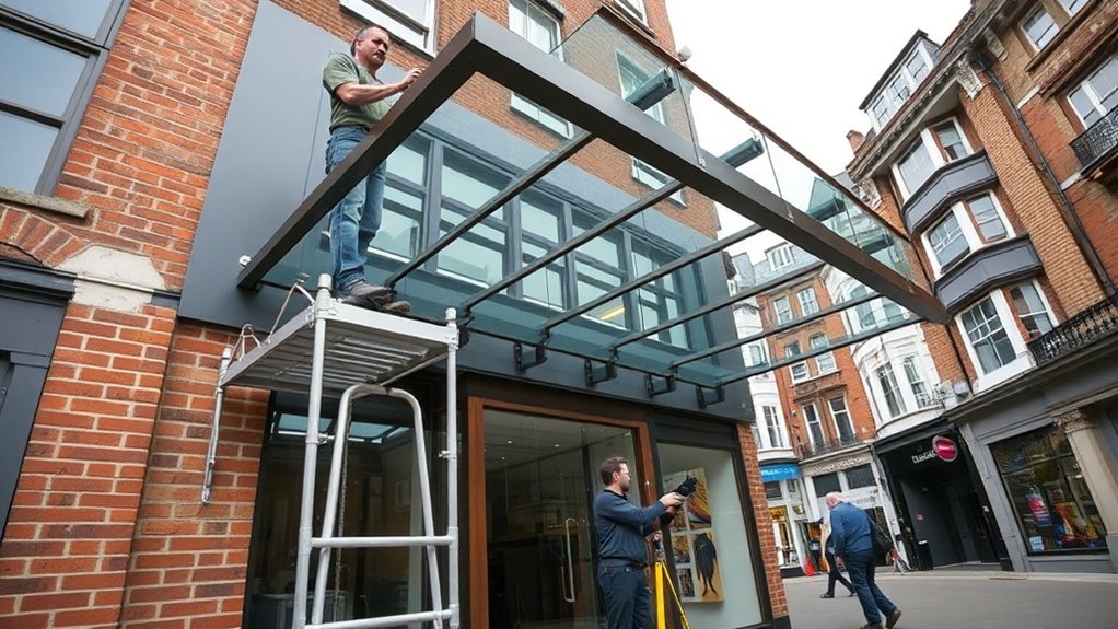 Shopfront Canopy Pimlico