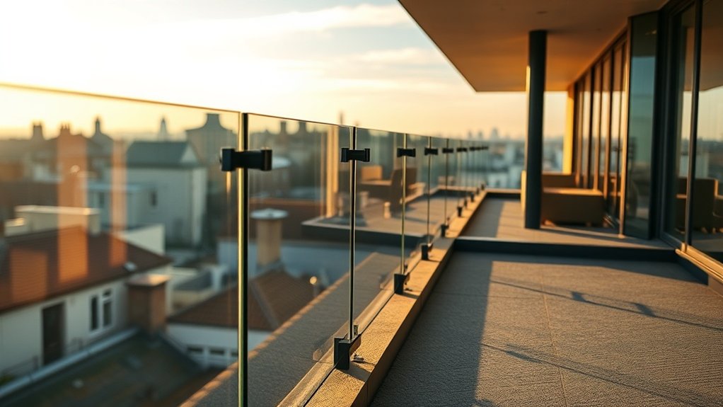 Terrace Glass Balustrades Pimlico