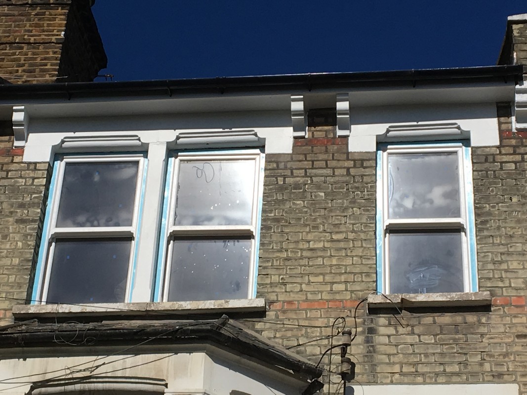 New uPVC sash windows fitted on Victorian terrace in Pimlico